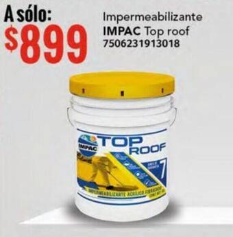 City Club Impermeabilizante IMPAC Top roof oferta