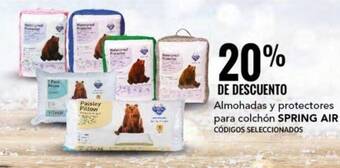 City Club Almohadas y protectores para colchón SPRING AIR CÓDIGOS SELECCIONADOS oferta
