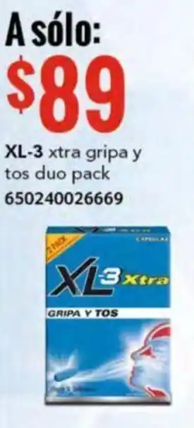 City Club XL-3 xtra gripa y tos duo pack oferta