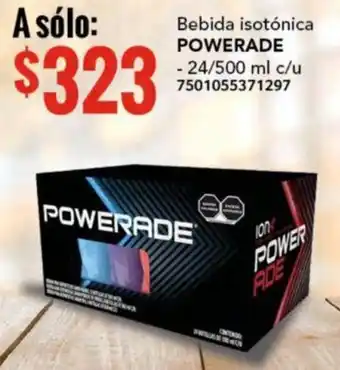 City Club Bebida isotónica POWERADE - 24/500 ml c/u oferta