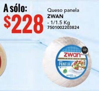 City Club Queso panela ZWAN - 1/1.5kg oferta