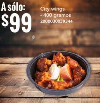 City Club City wings - 400 gramos oferta