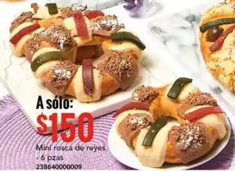 City Club Mini rosca de reyes oferta