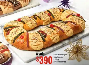 City Club Rosca de reyes tradicional - 2 kg oferta