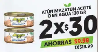 Merco Atun Mazatun Aceite o en Agua 130 gr oferta
