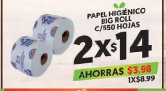 Merco Papel Higienico Big Roll C/550 Hojas oferta