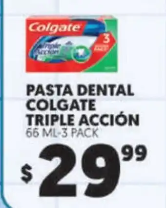 Merco Pasta Dental Colgate Triple Accion 66ML - 3 Pack oferta