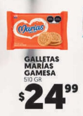 Galletas Marias Gamesa 510 GR