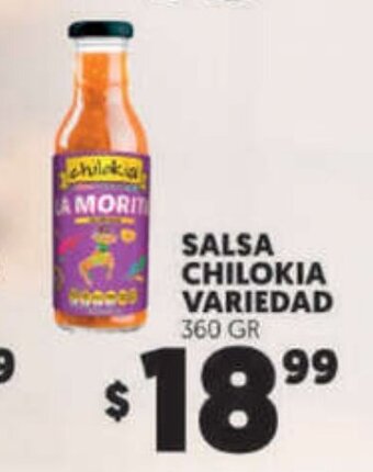 Salsa Chilokia Variedad 360 GR