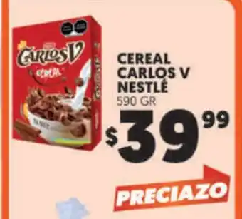 Cereal Carlos V Nesle 590 GR