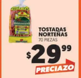 Merco Tostadas Norteñas 70 Piezas oferta