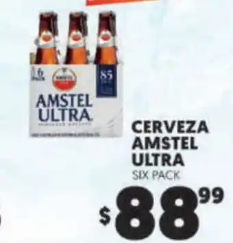 Merco Cerveza Amstel Ultra Six Pack oferta