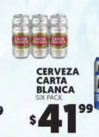 Merco Cerveza Carta Blanca Six Pack oferta