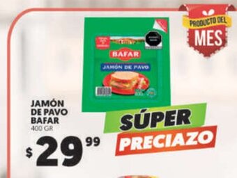 Merco Jamon de Pavo Bafar 400 GR oferta