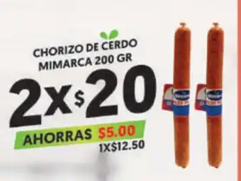 Merco Chorizo de Cerdo Mimarca 200 GR oferta