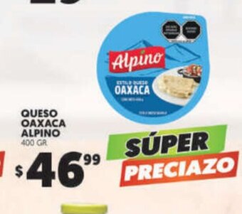 Merco Queso Oaxaca Alpino 400 GR oferta