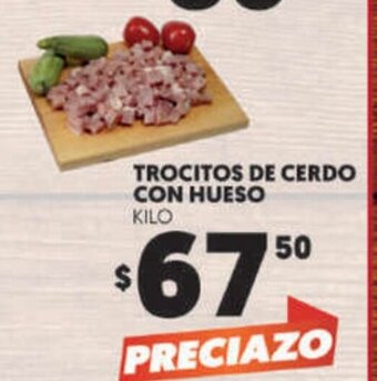 Merco Trocitos de Cerdo Con Hueso Kilo oferta