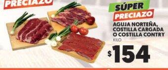 Merco Aguja Norteña, Costilla Cargada o Costilla Contry Kilo oferta