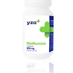 Farmacias YZA Yza metformina 850mg 30 tabs oferta