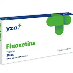 Farmacias YZA Yza fluoxetina 20mg 28 tabs oferta