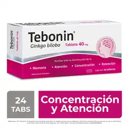 Farmacias YZA Tebonin 761 40mg 24 gra oferta