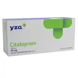 Farmacias YZA Yza citalopram 20mg 14 tabs oferta
