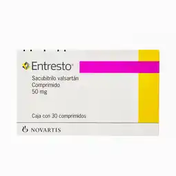 Farmacias YZA Entresto 50 mg caja con 30 comprimidos oferta