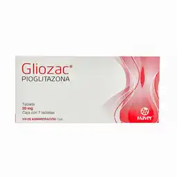 Farmacias YZA Gliozac 30mg 7 tabs oferta