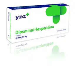 Farmacias YZA Yza diosmina, hesperidina 450mg/50mg 20 tabs oferta