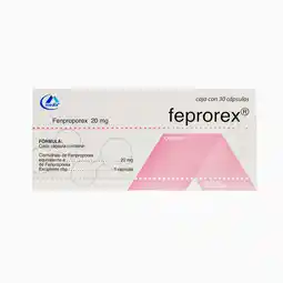 Farmacias YZA Feprorex 20mg 30 caps oferta