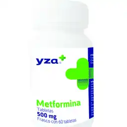 Farmacias YZA Yza metformina 500mg 60 tabs oferta