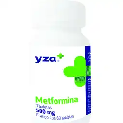 Farmacias YZA Yza metformina 500mg 60 tabs oferta