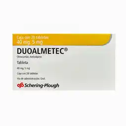 Farmacias YZA Duoalmetec 40mg/5mg 28 tabs oferta
