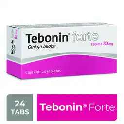 Farmacias YZA Tebonin forte 80mg 24 gra oferta