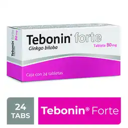 Farmacias YZA Tebonin forte 80mg 24 gra oferta