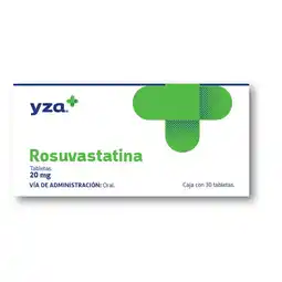 Farmacias YZA Yza rosuvastatina 20mg 30 tabs oferta
