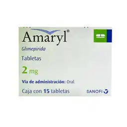 Farmacias YZA Amaryl 2mg 15 tabs oferta