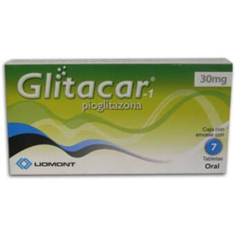 Farmacias YZA Glitacar-1 15mg 7 tabs oferta