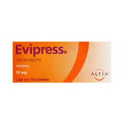 Farmacias YZA Evipress 10mg 10 tabs oferta