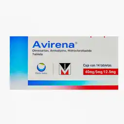 Farmacias YZA Avirena 40mg/5mg/12.5mg 14 tabs oferta
