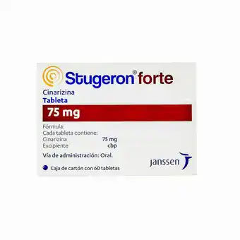 Farmacias YZA Stugeron forte 75mg 60 tabs oferta