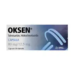 Farmacias YZA Oksen 80mg/12.5mg 30 caps oferta