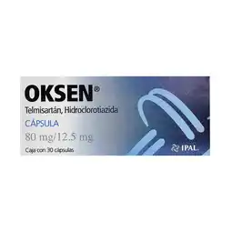 Farmacias YZA Oksen 80mg/12.5mg 30 caps oferta