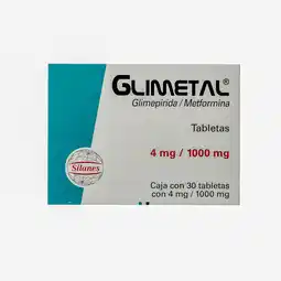 Farmacias YZA Glimetal 4mg/1000mg 30 tabs oferta