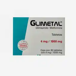 Farmacias YZA Glimetal 4mg/1000mg 30 tabs oferta
