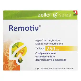 Farmacias YZA Remotiv 250mg 30 tabs oferta