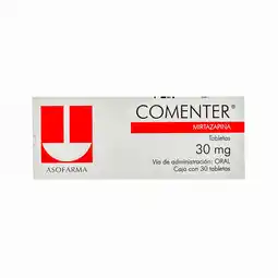 Farmacias YZA Comenter 30mg 30 comp oferta