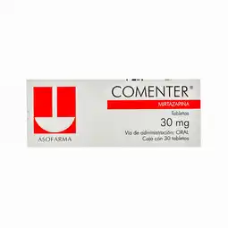 Farmacias YZA Comenter 30mg 30 comp oferta
