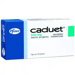 Farmacias YZA Caduet 5mg/40mg 10 tabs oferta