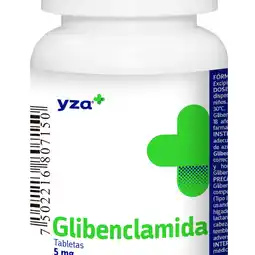 Farmacias YZA Yza glibenclamida 5mg 100 tabs oferta